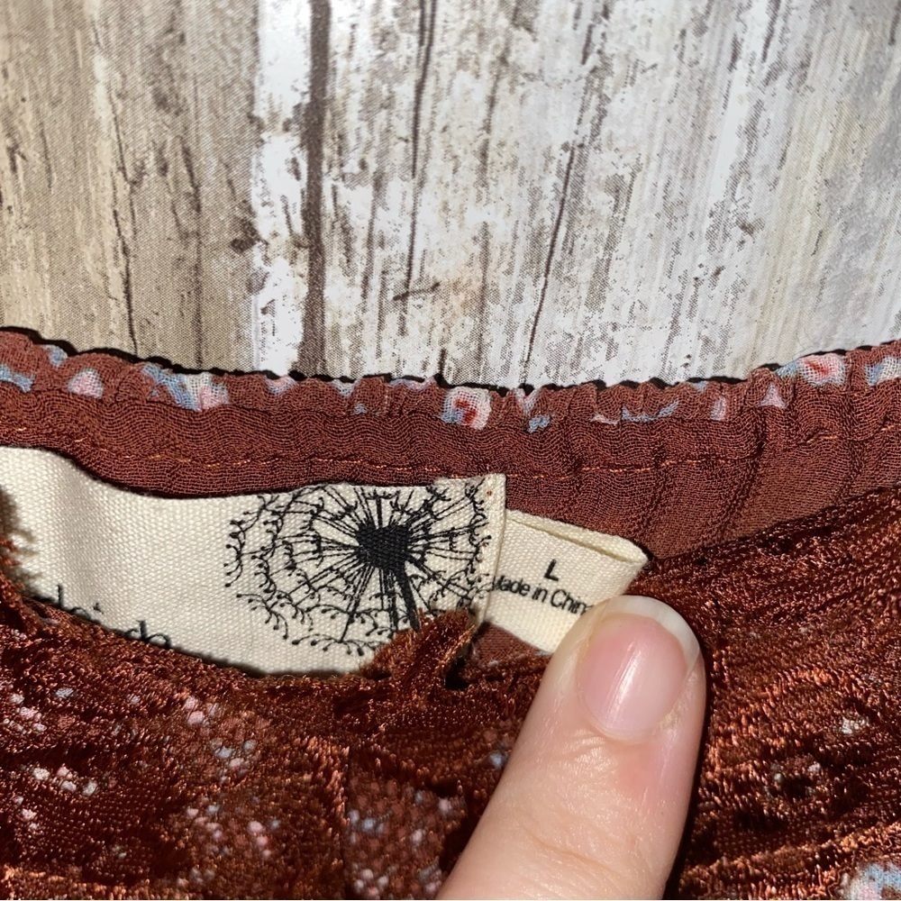 NWT Everleigh Maroon Floral Cami Tank - Picture 5 of 6